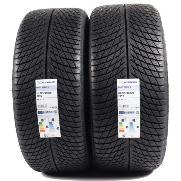 Зимний комплект разношироких шин Michelin Pilot Alpin 5 для bmw g90/g99