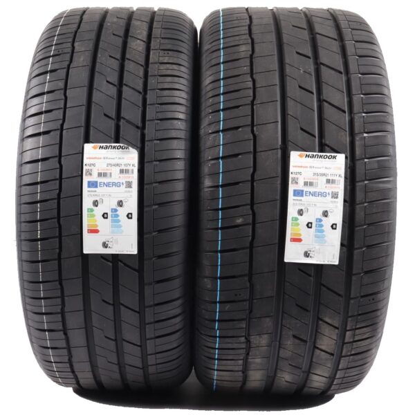 Фото летний комплект разношироких шин R21 Hankook Ventus S1 evo3 SUV RunFlat